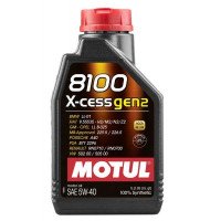 Автомобільна моторна олива MOTUL 8100 X-cess gen2 5w-40 1л 109774