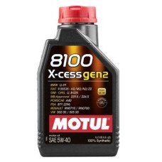 Автомобільна моторна олива MOTUL 8100 X-cess gen2 5w-40 1л 109774