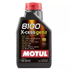 Автомобільна моторна олива MOTUL 8100 X-cess gen2 5w-40 1л 109774