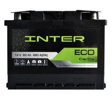 Автомобільний акумулятор INTER Eco 6СТ-60Ah Аз 480A 4820219073536