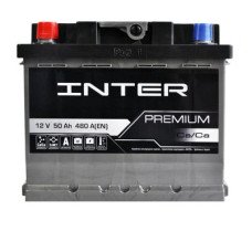 Автомобильный аккумулятор INTER Premium 6СТ-50Ah Аз 480A 4820219073673