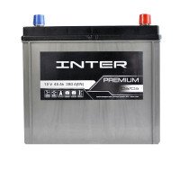 Автомобильный аккумулятор INTER Premium Asia 6СТ-45Ah АзЕ 390A 4820219073819