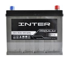 Автомобильный аккумулятор INTER Premium Asia 6СТ-70Ah АзЕ 620A 4820219073857