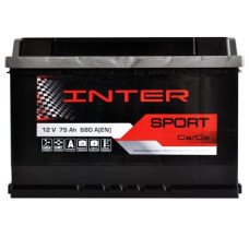 Автомобильный аккумулятор INTER Sport 6СТ-75Ah АзЕ 680A 4820219073932