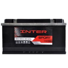 Автомобильный аккумулятор INTER Sport 6СТ-100Ah АзЕ 820A 4820219073956