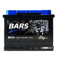 Автомобильный аккумулятор Bars 6СТ-60Ah Аз 530А (EN) 060 271
