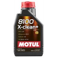 Автомобильное моторное масло MOTUL 8100 X-clean+ C3 5w-30 1л 106376