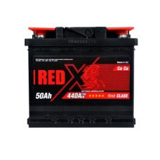 Автомобильный аккумулятор RED X 6СТ-50Ah Аз 440A 545 81rx