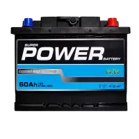 Автомобільний акумулятор POWER MF Black 6СТ-60Ah АзЕ 510 5502245