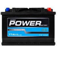 Автомобільний акумулятор POWER MF Black 6СТ-77Ah АзЕ 700A 5502252