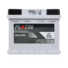 Автомобільний акумулятор PLATIN Silver MF 6СТ-55Ah АзЕ 520A 5502392