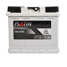 Автомобильный аккумулятор PLATIN Silver MF 6СТ-55Ah Аз 520A 5502515