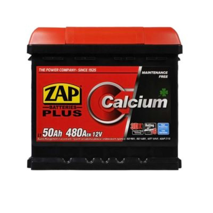 Автомобільний акумулятор ZAP Plus 6СТ-50Ah АзЕ 480A 550 95 550 95