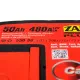 Автомобильный аккумулятор ZAP 6СТ-50Ah АзЕ 480A 550 98z