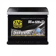 Автомобільний акумулятор ZAP Silver 6СТ-55Ah АзЕ 520A 555 83z