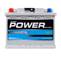 Автомобільний акумулятор POWER MF Silver 6СТ-60Ah Аз 600 5602661-1