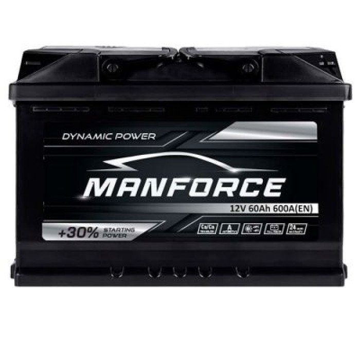 Автомобильный аккумулятор MANFORСE MF 6СТ-60Ah АзЕ 600A 5602689