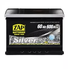 Автомобільний акумулятор ZAP Silver 6СТ-60Ah Аз 600A 560 85z