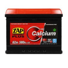 Автомобільний акумулятор ZAP Plus 6СТ-62Ah Аз 580A 562 96