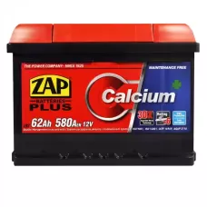 Автомобільний акумулятор ZAP Plus 6СТ-62Ah АзЕ 580A 562 98z