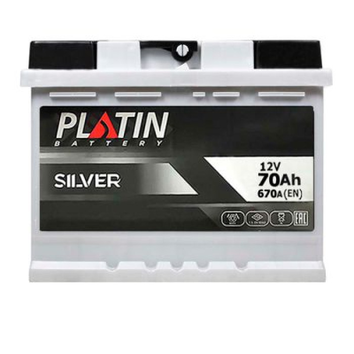 Автомобільний акумулятор PLATIN Silver MF 6СТ-70Ah Аз 670A 5652069