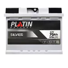 Автомобільний акумулятор PLATIN Silver MF 6СТ-70Ah Аз 670A 5652069