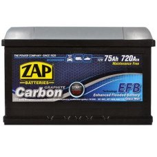 Автомобильный аккумулятор ZAP Carbon EFB 6СТ-75Ah АзЕ 720A 575 08z