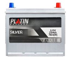Автомобильный аккумулятор PLATIN Silver Asia SMF 6СТ-75Ah АзЕ 750A 5752178