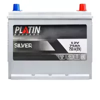 Автомобільний акумулятор PLATIN Silver Asia SMF 6СТ-75Ah АзЕ 750A 5752178