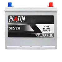 Автомобільний акумулятор PLATIN Silver Asia SMF 6СТ-80Ah АзЕ 780A 57521781