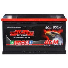 Автомобильный аккумулятор SZNAJDER AGM 6СТ-80Ah АзЕ 800A 580 02