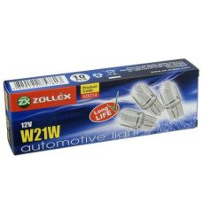 Автолампа Zollex 60014 (W3x16d, W21W, 12V, 21W)