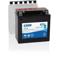 Мото аккумулятор EXIDE AGM 6СТ-12Ah Аз 12В 200А (EN) ETX14-BS