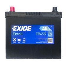 Автомобільний акумулятор EXIDE Excell 6СТ-45Ah Аз ASIA 330A (EN) EB455