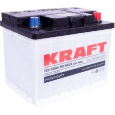 Автомобильный аккумулятор KRAFT 6СТ-60Ah АзЕ 640A (EN)