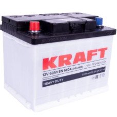 Автомобильный аккумулятор KRAFT 6СТ-60Ah Аз 640A (EN)