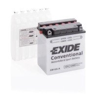 Мото аккумулятор EXIDE CONVENTIONAL 6СТ-12Ah Аз 12В 165А (EN) EB12A-A