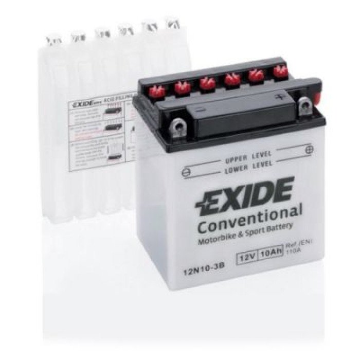 Мото аккумулятор EXIDE CONVENTIONAL 6СТ-9Ah АзЕ 12В 85А (EN) 12N9-3B