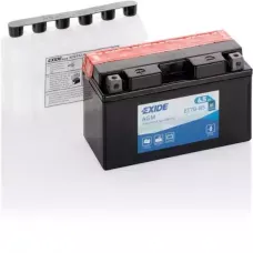 Мото акумулятор EXIDE AGM 6СТ-6,5Ah Аз 12В 85А (EN) ET7B-BS