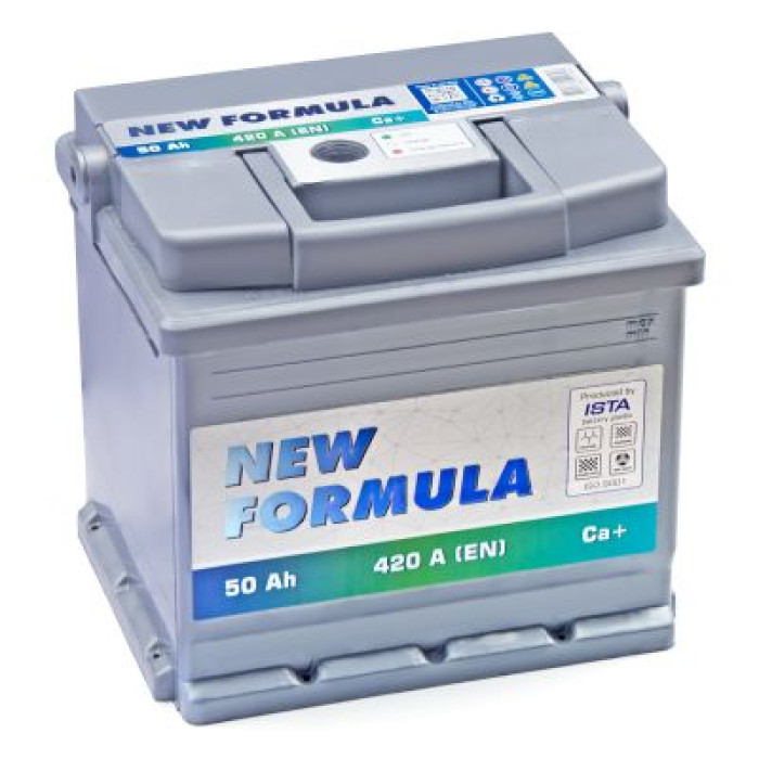 Автомобільний акумулятор ISTA - New Formula 6СТ-50Ah Аз 420А (EN) 5502202210