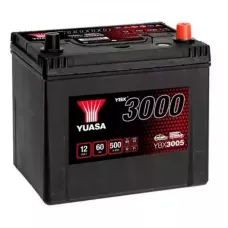 Автомобільний акумулятор YUASA SMF Japan 6СТ-60Ah АзЕ ASIA 500A (EN) YBX3005