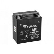 Мото аккумулятор Yuasa MF VRLA Battery 6СТ-14,7Ah Аз 230А (EN) сухозаряженный YTX16-BS-1