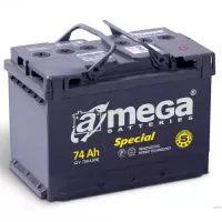 Автомобильный аккумулятор A-Mega Special 6СТ-74Ah АзЕ 750A (EN)