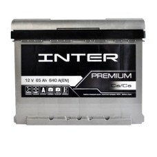 Автомобильный аккумулятор INTER Premium 6СТ-65Ah АзЕ 640A (EN)