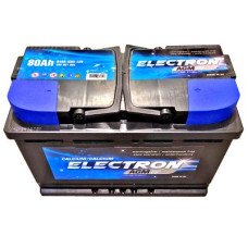 Автомобільний акумулятор ELECTRON START-STOP AGM 6СТ 80Ah АзЕ 840А (EN) 580901084