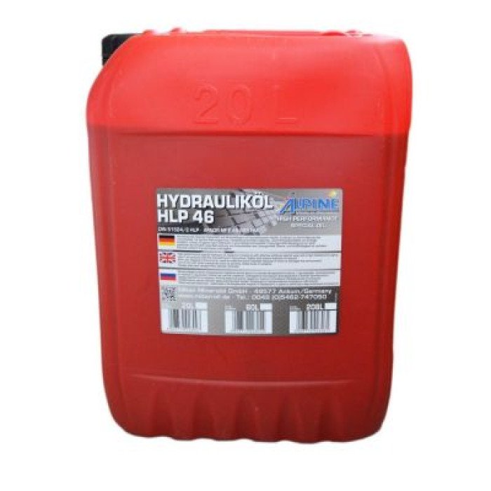 Індустріальна гідравлічна олива Alpine Hydraulikol HLP46 20л