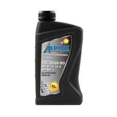 Масло трансмиссионное Alpine Gear Oil 80W-90 TDL GL-4/GL-5 1л