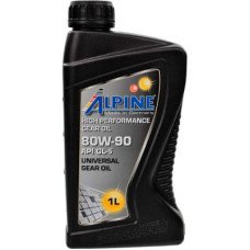 Масло трансмиссионное Alpine Gear Oil 85W-90 LS GL-5 1л