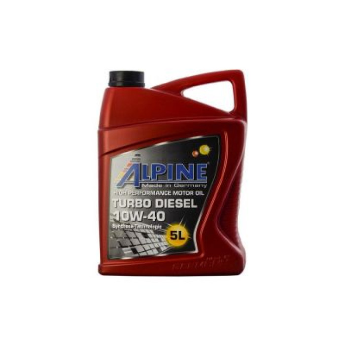 Автомобільна моторна олива Alpine 10W-40 Turbo Diesel 5л