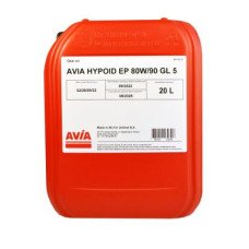 Олива трансмісійна AVIA Hypoid EP 80W-90 GL-5 20л avia0091